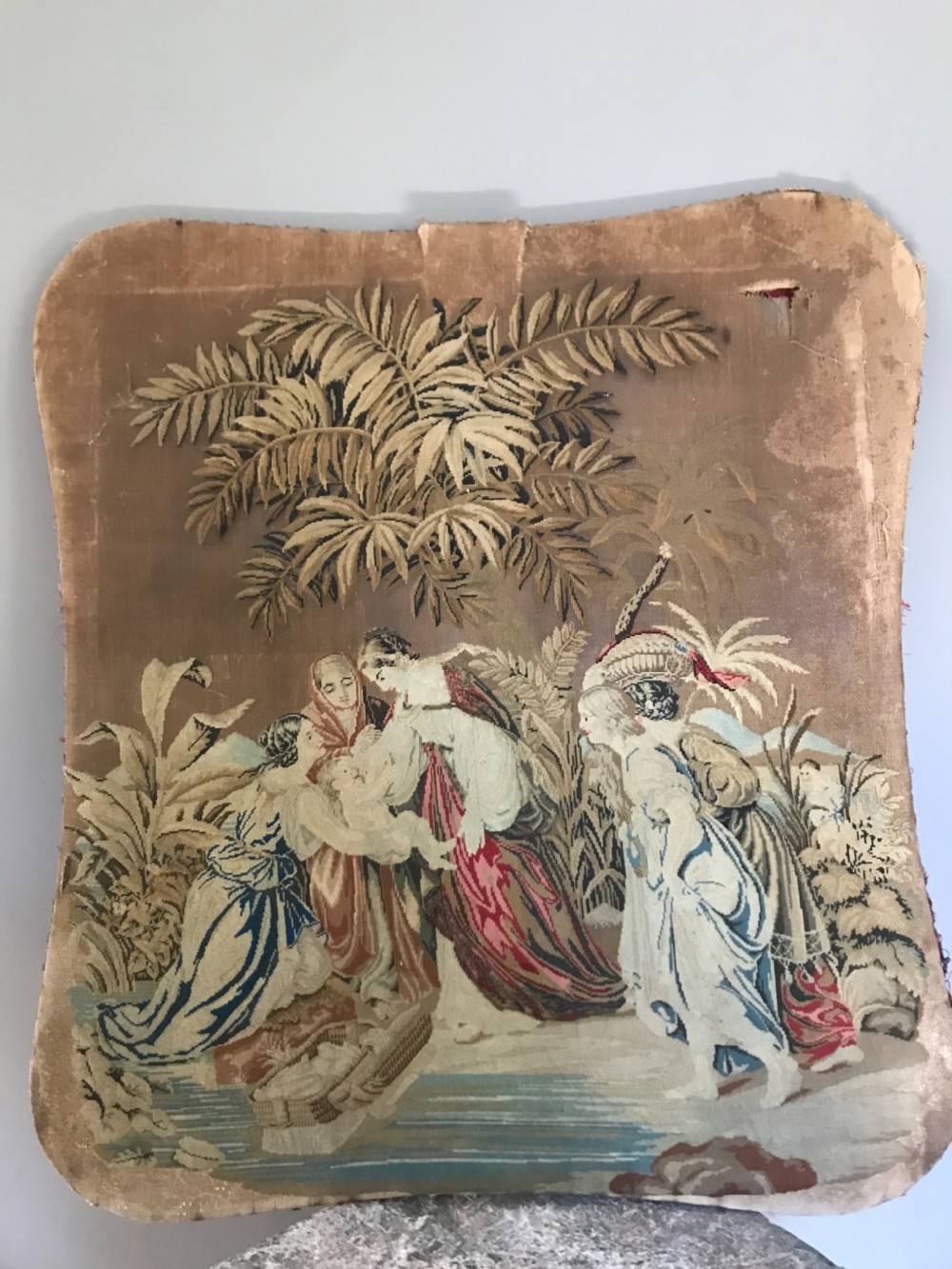 Large 18th Century French Fine Embroidery  View III