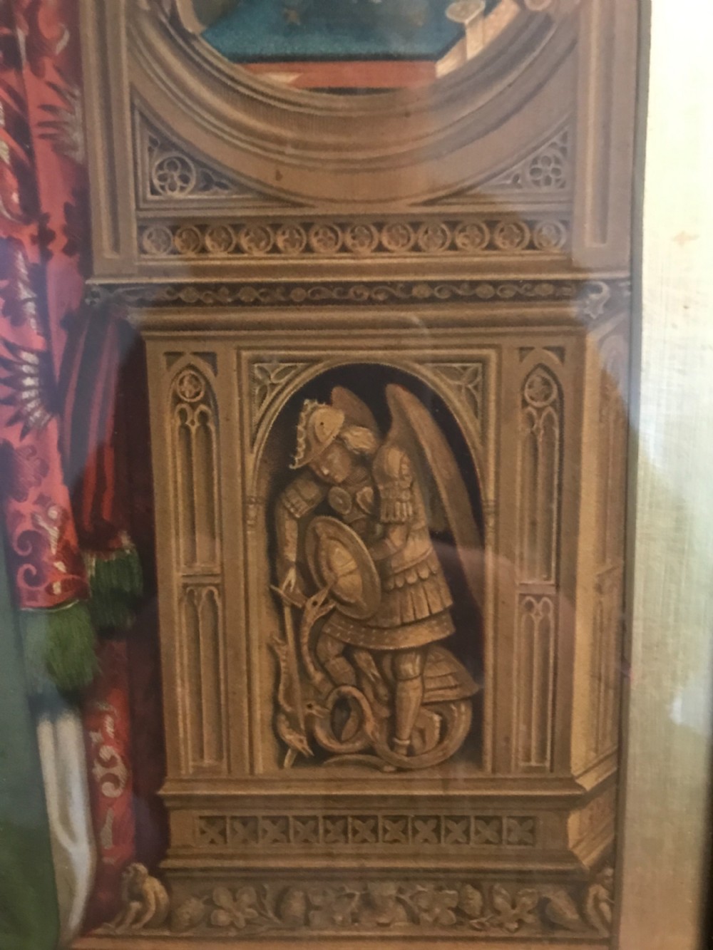 Antique Chromolithograph by the Arundel Society Van Eyck GHENT  View III