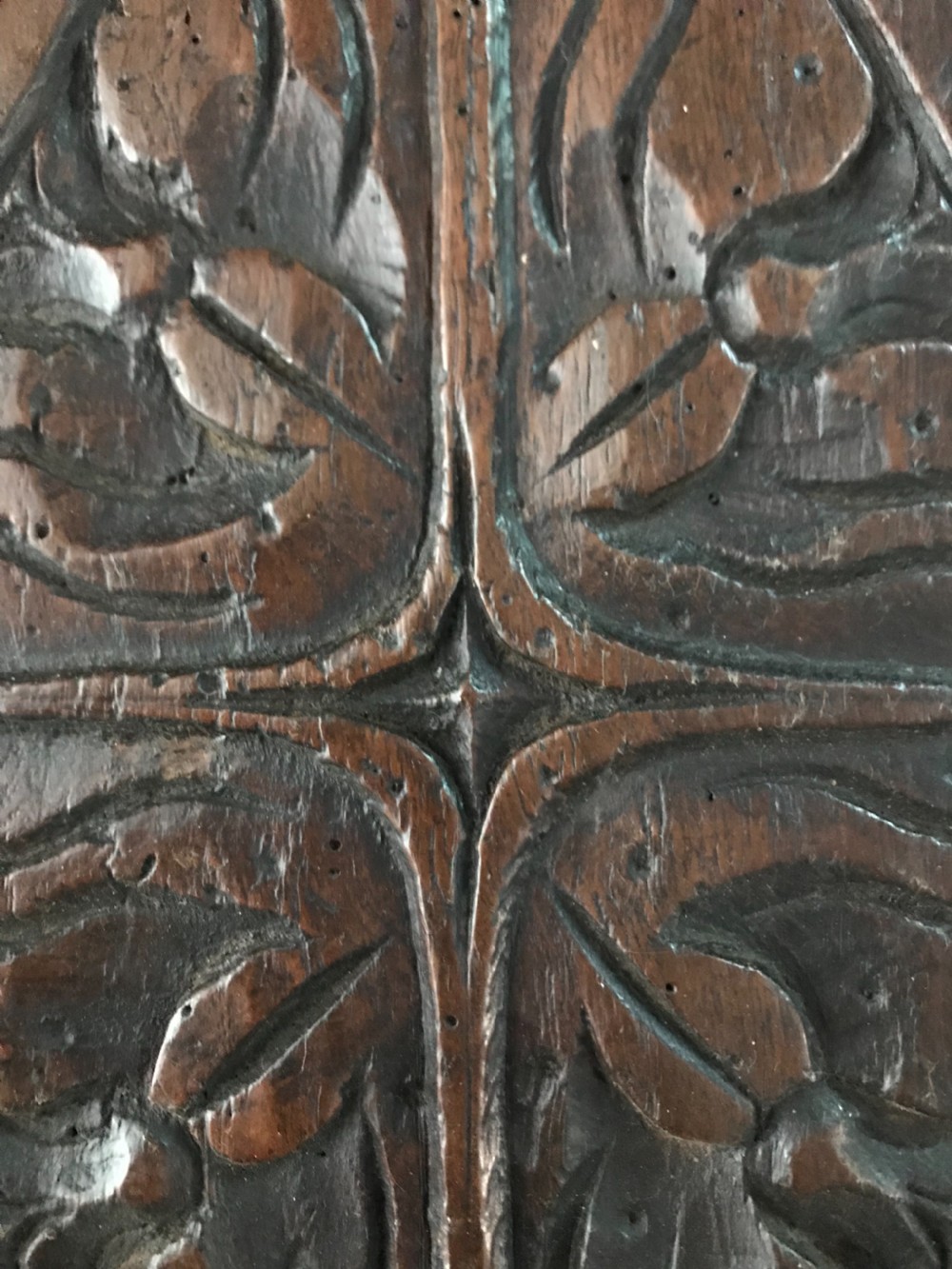 PAIR OF 16TH CENTURY CARVED OAK PANELS View II