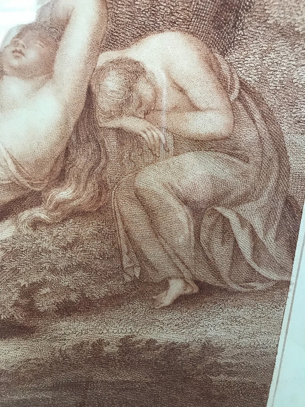  18th Century Engraving 1809 Cimone & Ifigenia Cipriani View II