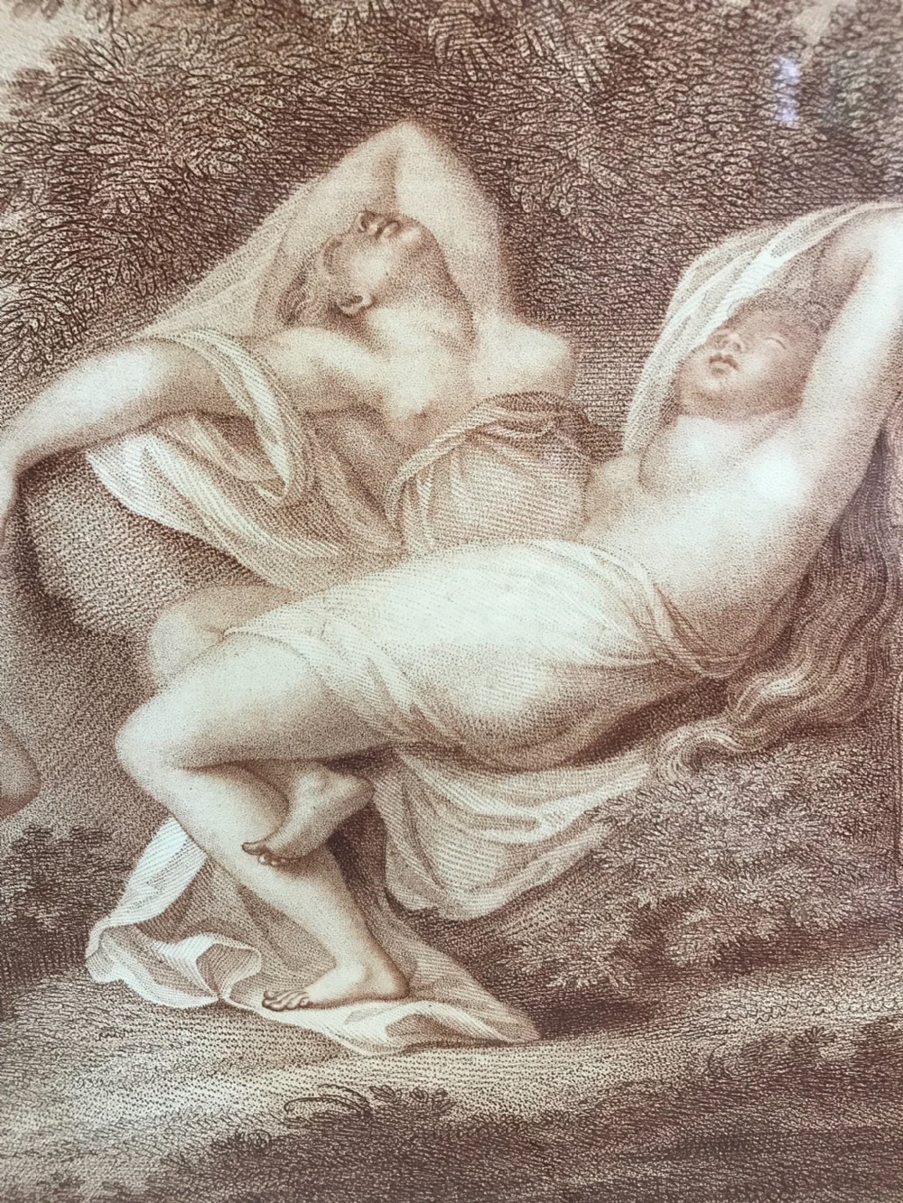  18th Century Engraving 1809 Cimone & Ifigenia Cipriani View III