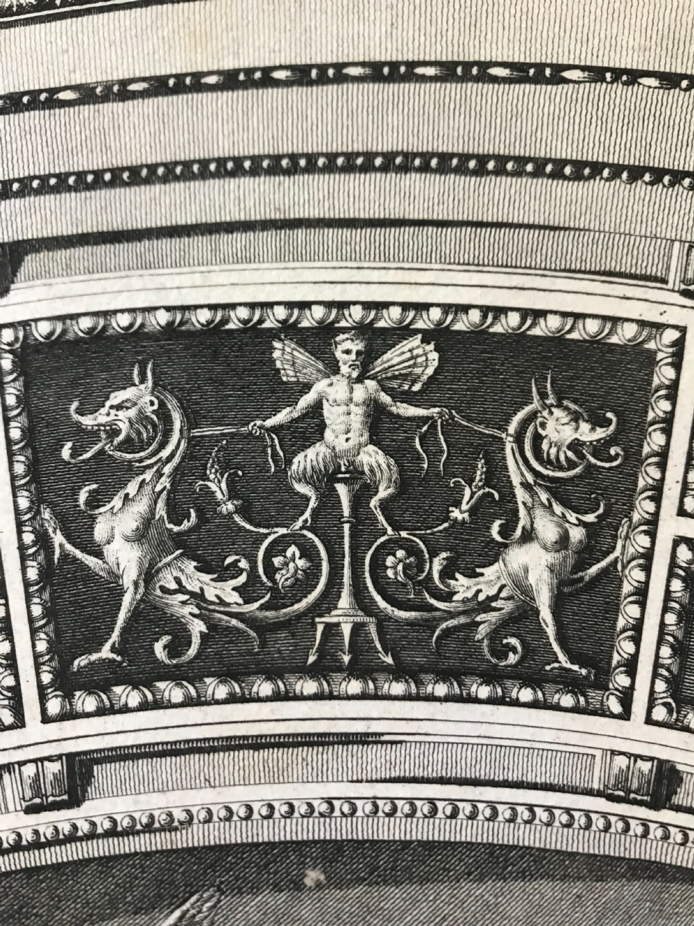 Giovanni Ottaviani 18th Century Engraving Adam & Eve by Rafaele Vatican View II