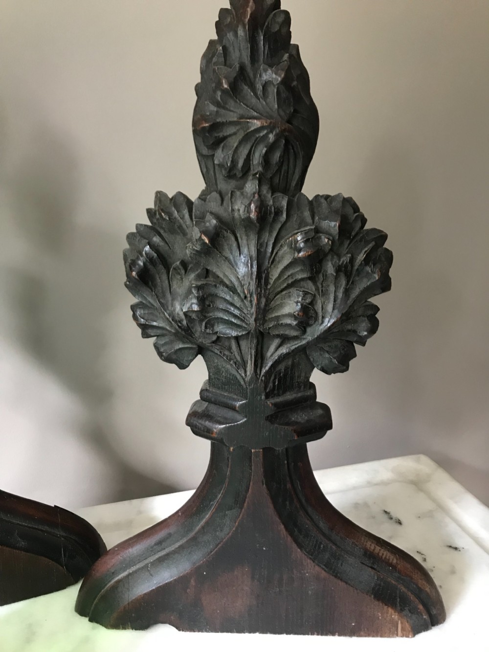 19th Century Carved Oak Poppy Ecclesiastical Carving