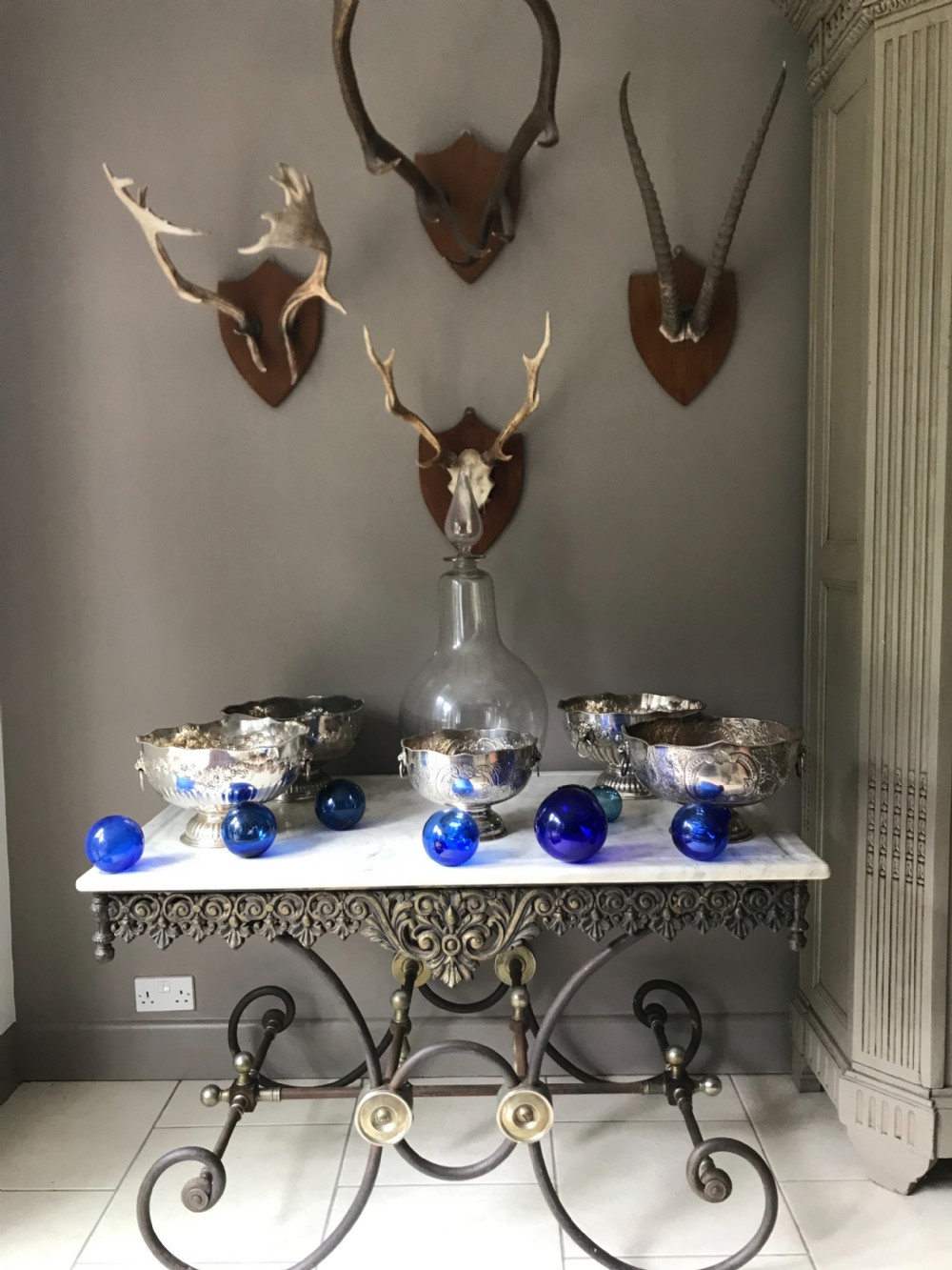 Large Victorian Silver Plated Punch Bowl View III