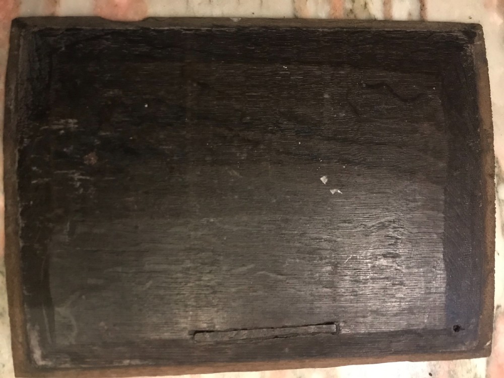 17th Century Carved Oak Skulls and Bones Panel View III