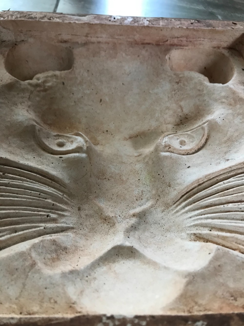 Victorian Deeply Carved Plaster Mold Osborne House View II
