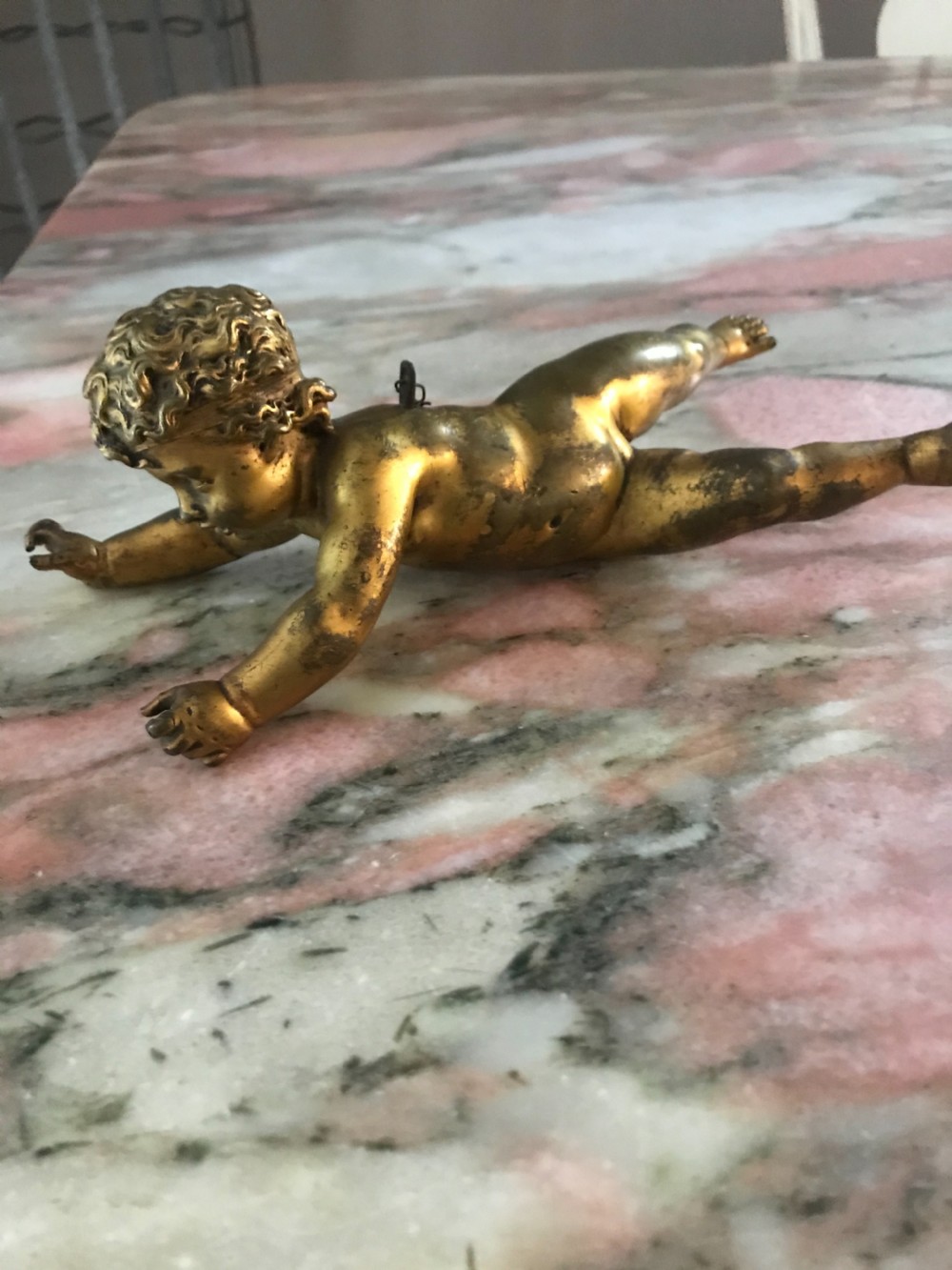 19th Century Hanging Cherub Putto
