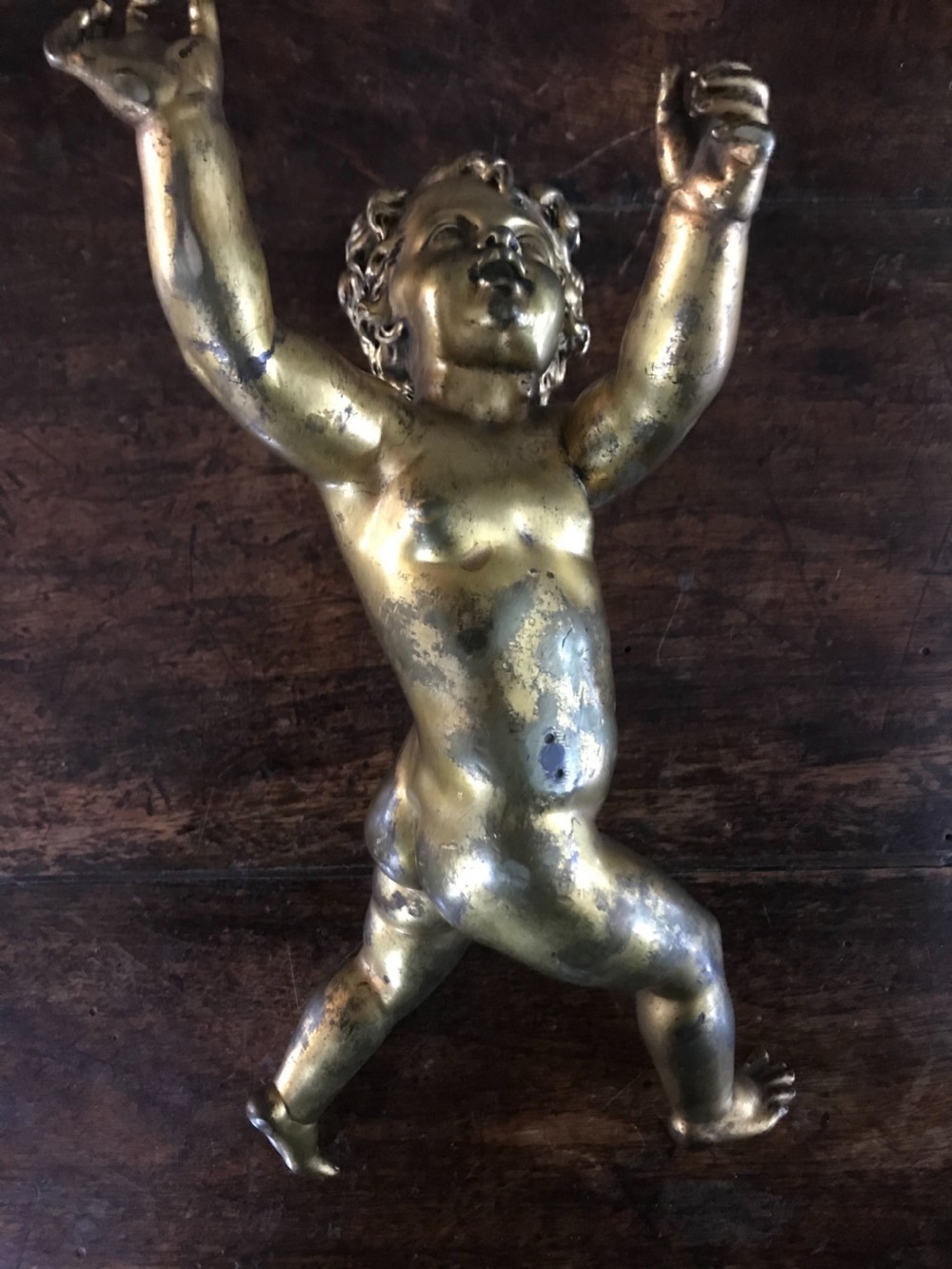 19th Century Hanging Cherub Putto View III