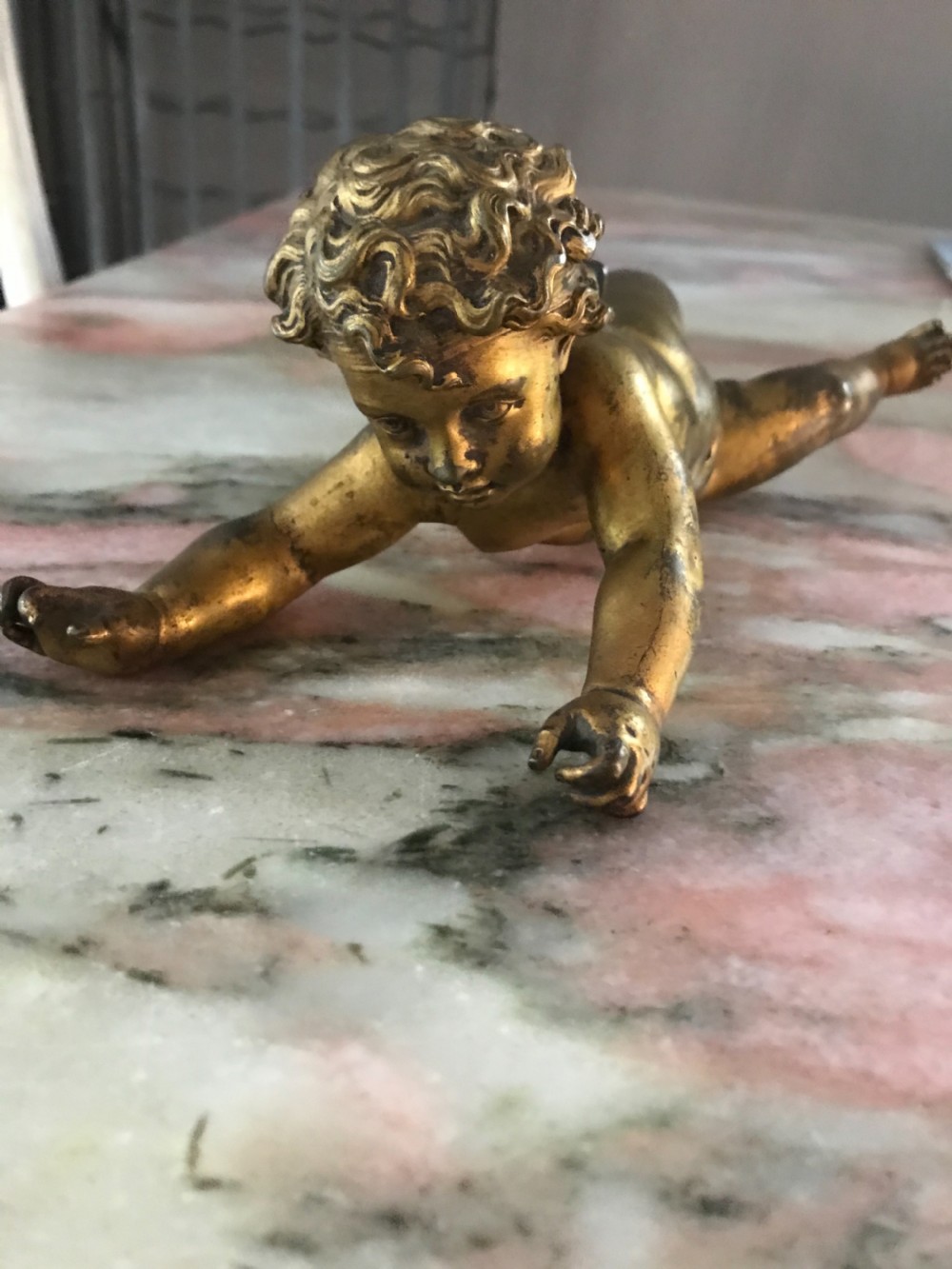 19th Century Hanging Cherub Putto View VI