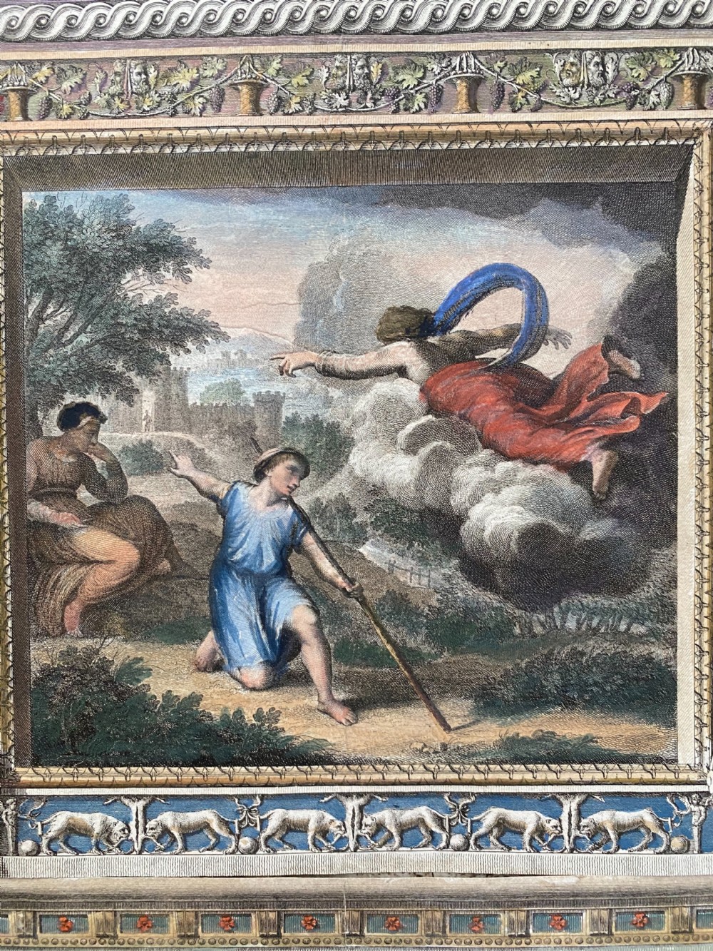 18th Century Engraving Ottaviani Logge di Raffaele View IV