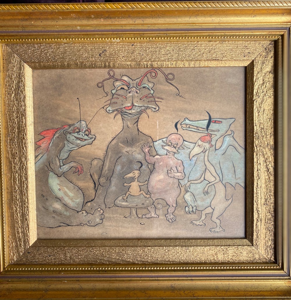 Rare 19th Century Watercolour Rev George Liddell Johnston (1817-1902)