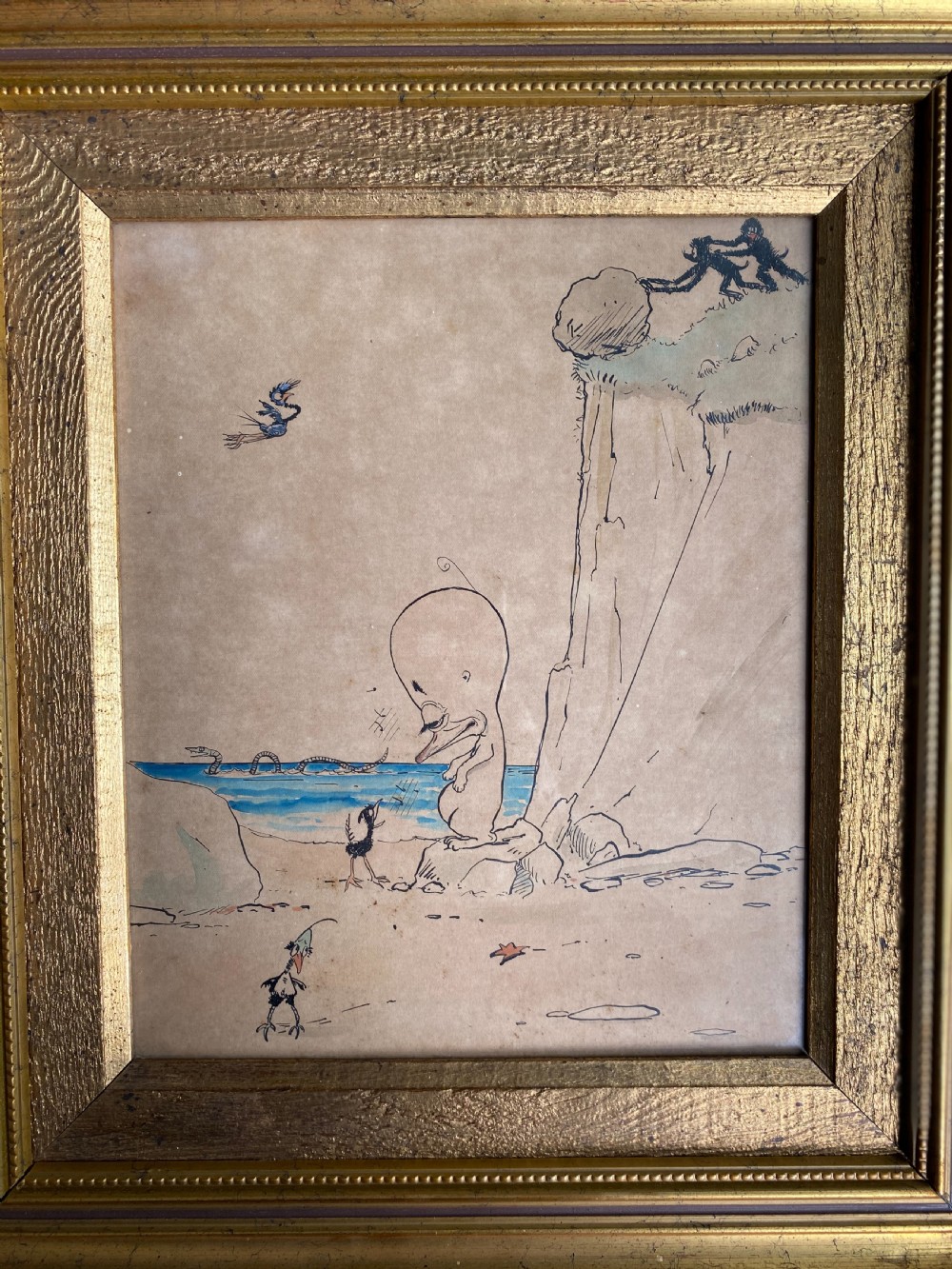 RARE 19th Century Rev George Liddell Johnston Watercolour Painting