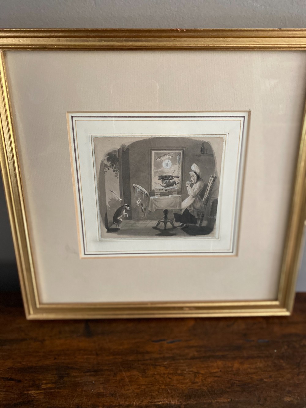 RARE 19th Century Watercolour by Daniel Maclise  View II
