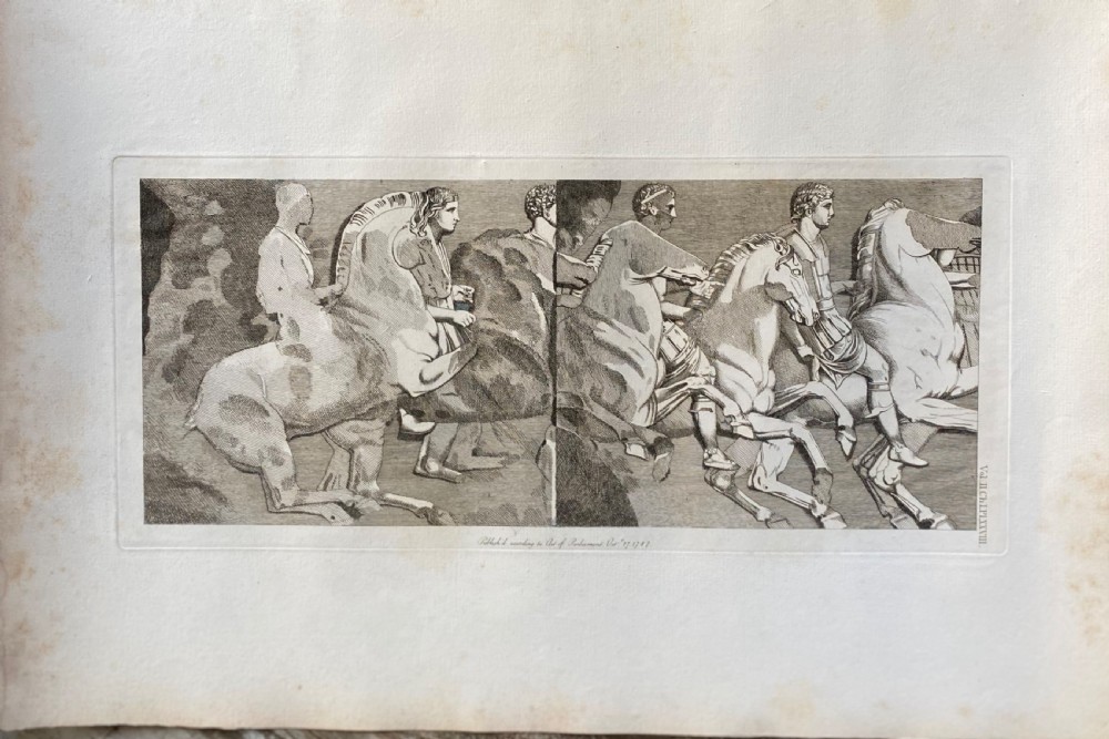 18th Century Engraving James Basire Horses