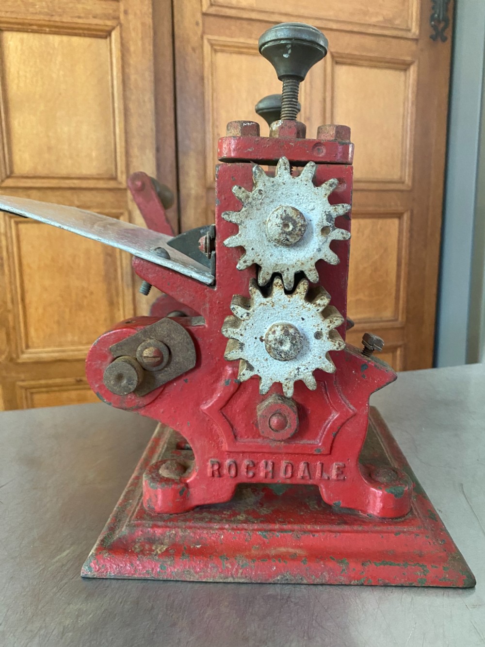 19th Century Very RARE Sweet Candy Machine L Collier & Son Rochdale View V