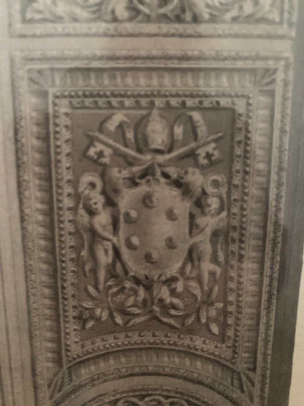 18th Century Engraving Doorway of the Vatican Savorelli & Camporesi View III