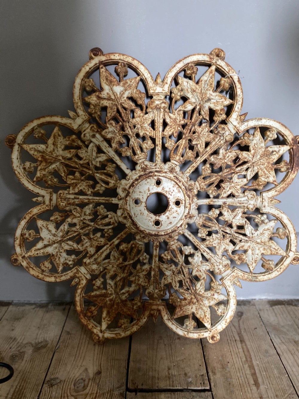 Victorian Cast Iron Ceiling Star Rose 