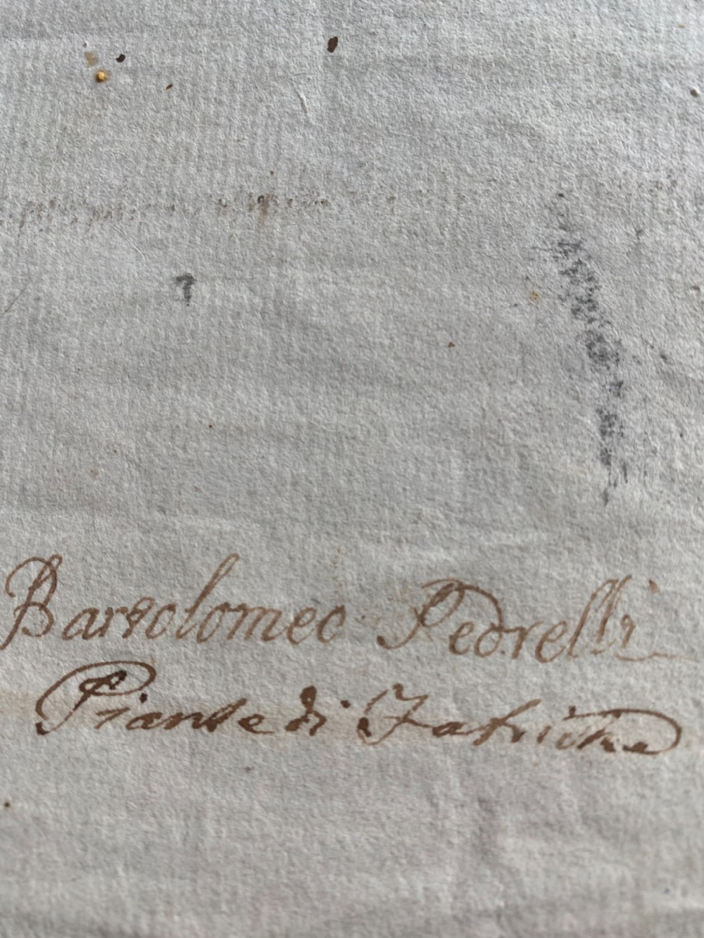 17th Century Italian Architectural Pen & Ink Tempietto Drawing with Statue View V