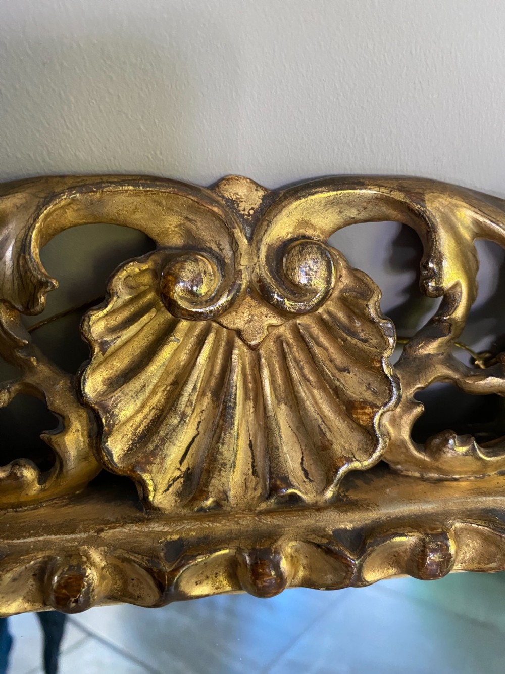 19th Century Carved Gilt Florentine Mirror View III