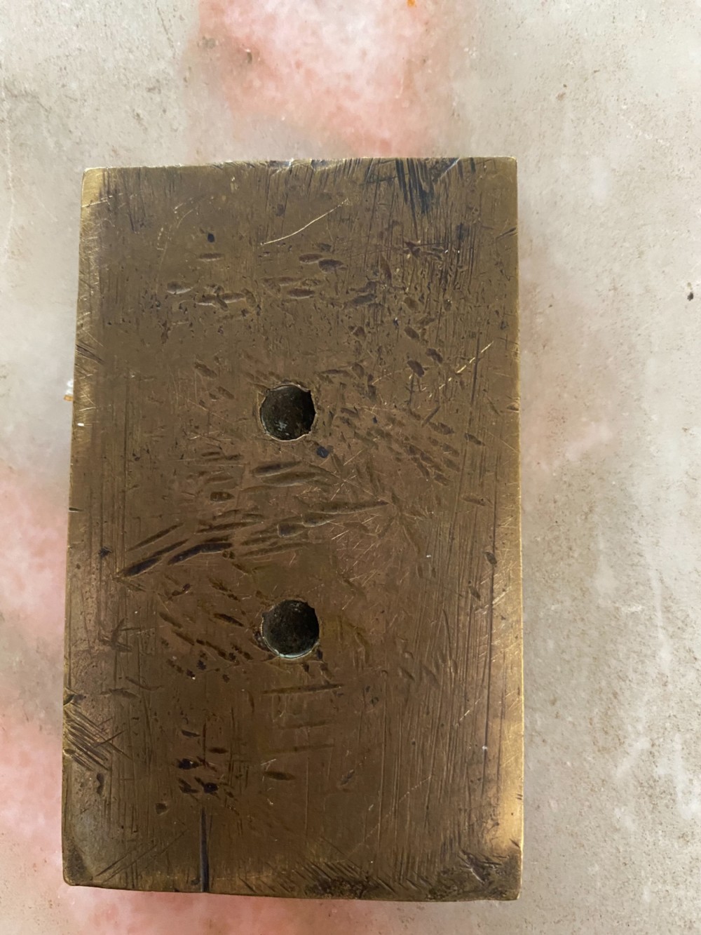 RARE Stefano Vergnano Bronze Tarot Card Printing Mould Queen of Wands  View II