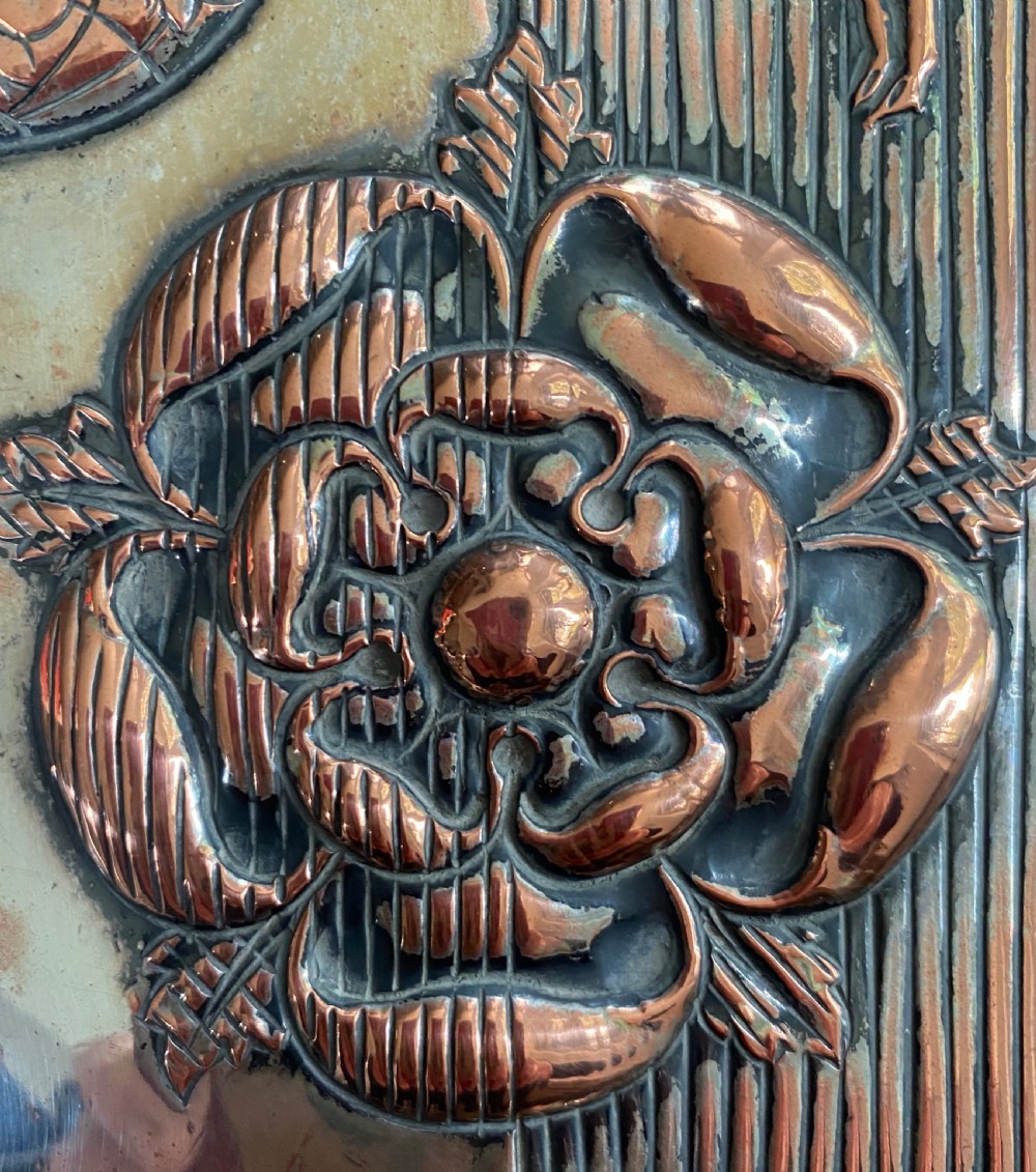 Large Arts Crafts Bee Coat of Arms ARMORIAL View III