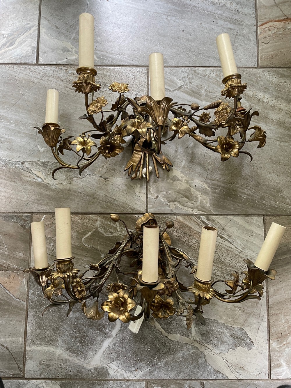 18th Century Pierre Gouthiere wall lights