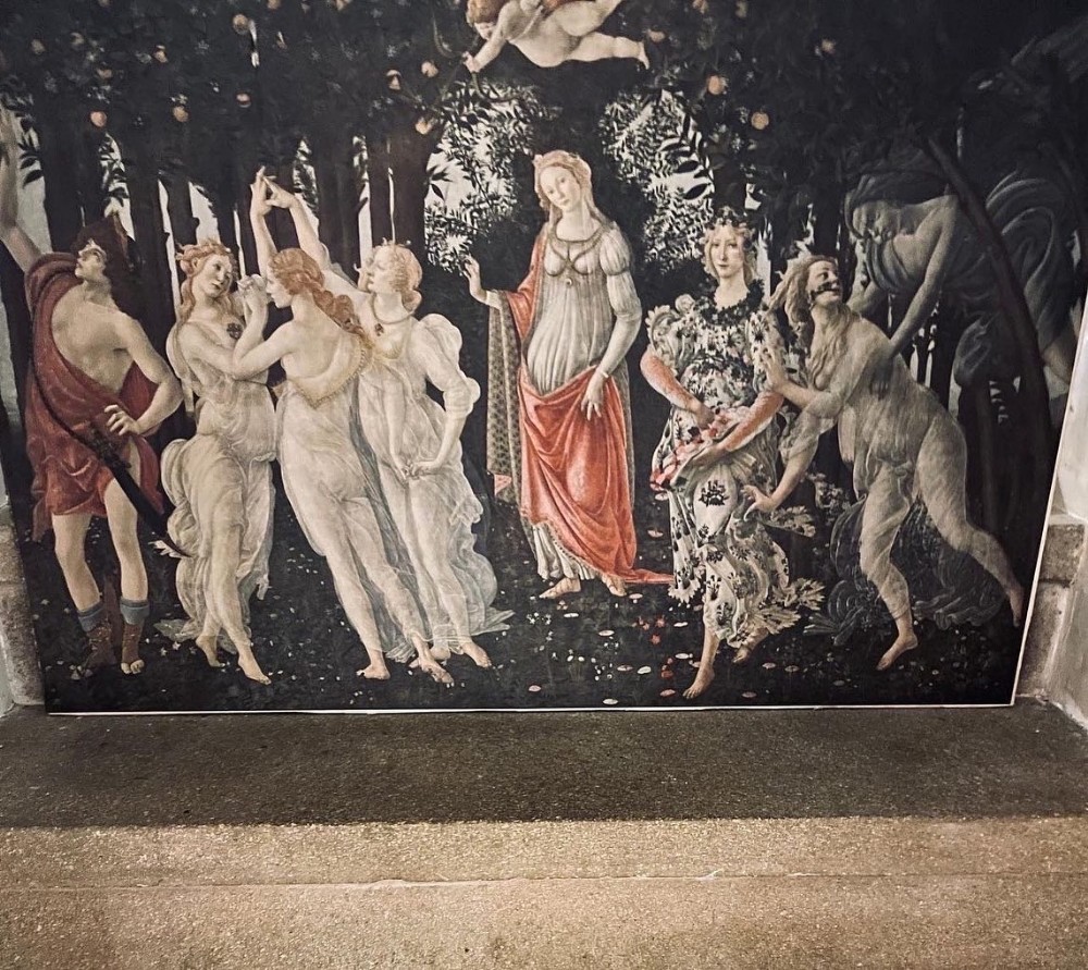 Antique Chromolithograph Medici Primavera