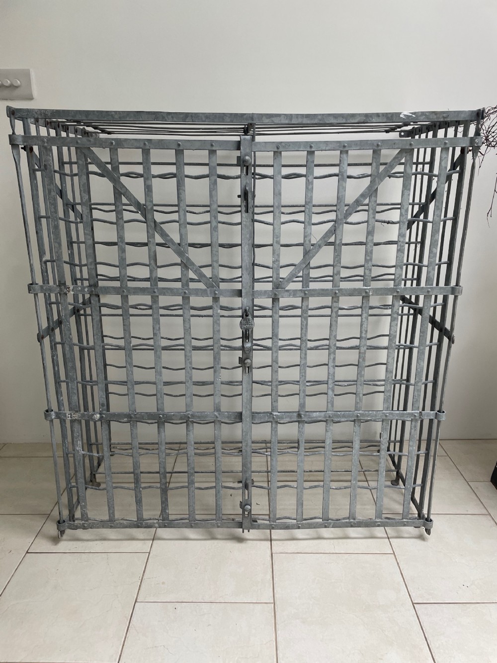 Antique French Wine Champagne Cage 200 bottles