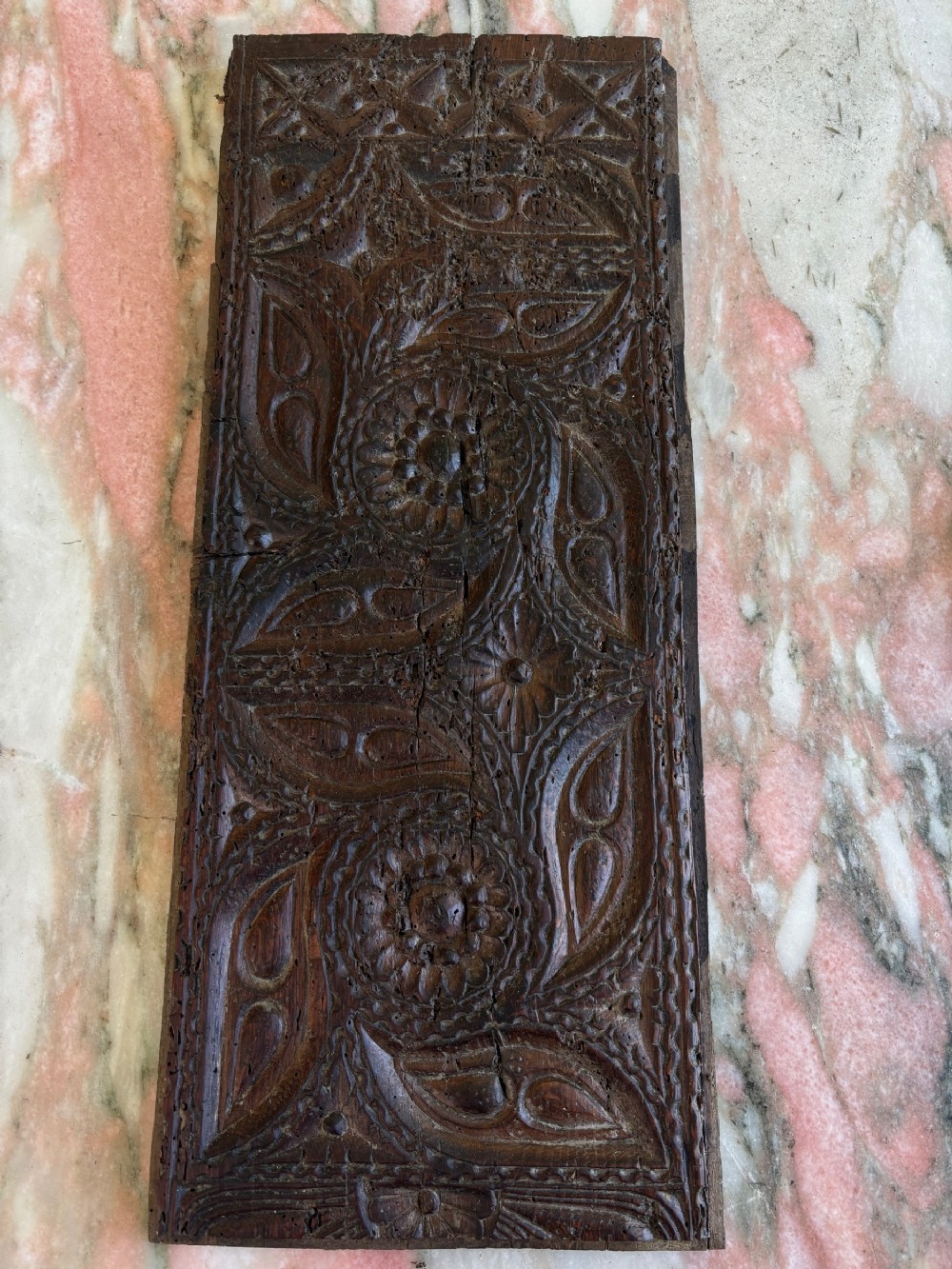 16th Century Carved Oak Tracey Panel