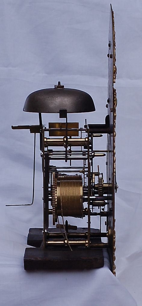 fig 2. William Mayhew of Woodbridge Oak Longcase Clock
