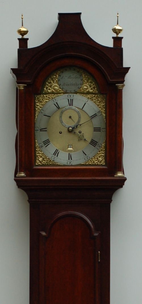 William Mayhew of Woodbridge Oak Longcase Clock