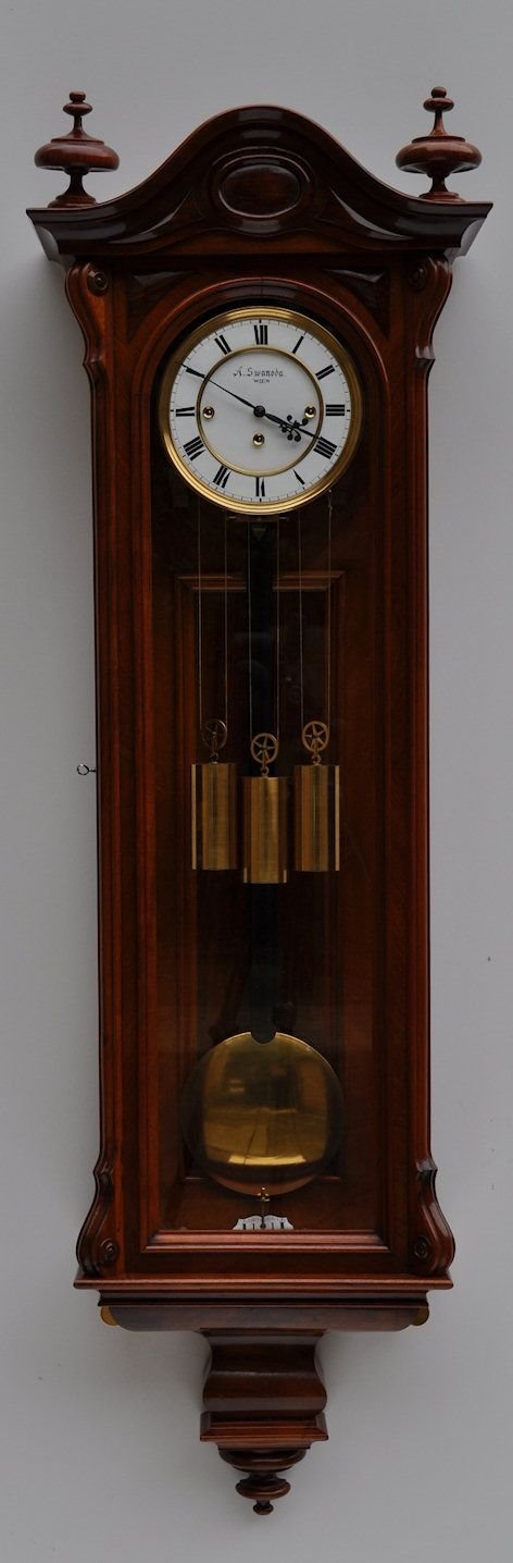 fig 1. Vienna Regulator Wall Clock by A Swanoda