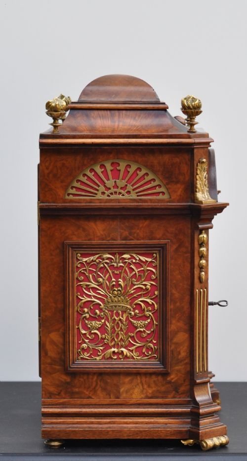 fig 1. Walnut Lenzkirch Bracket Clock