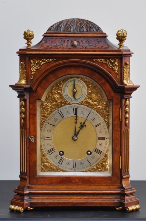 Walnut Lenzkirch Bracket Clock