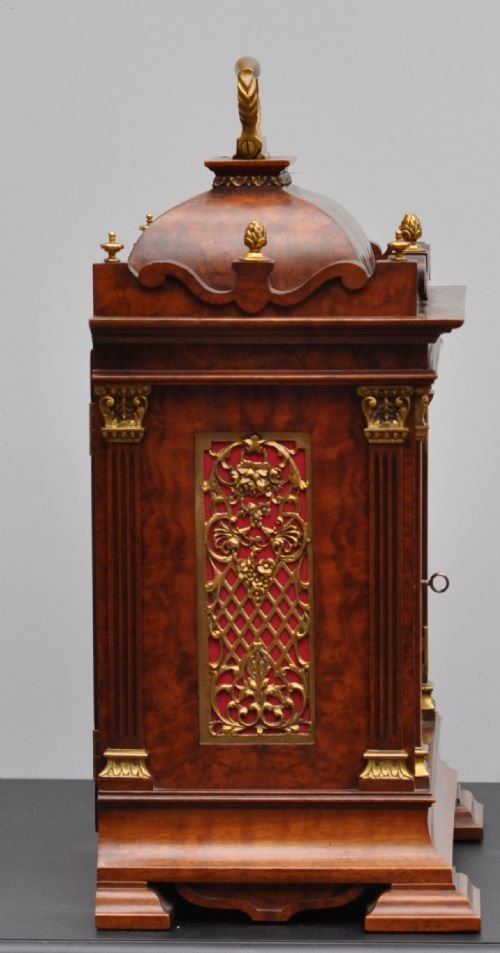 fig 1. Walnut Bracket clock, circa 1890