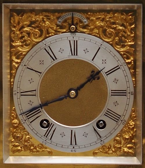 fig 2. Walnut Bracket clock, circa 1890