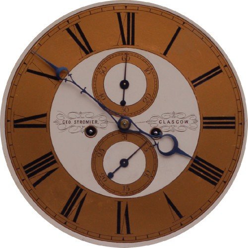 fig 1. Mahogany Scottish Longcase Clock