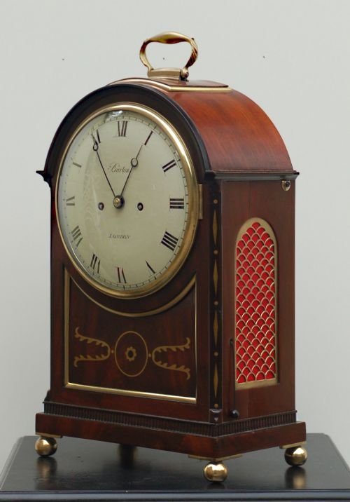 fig 1. Regency Bracket Clock - Burton London
