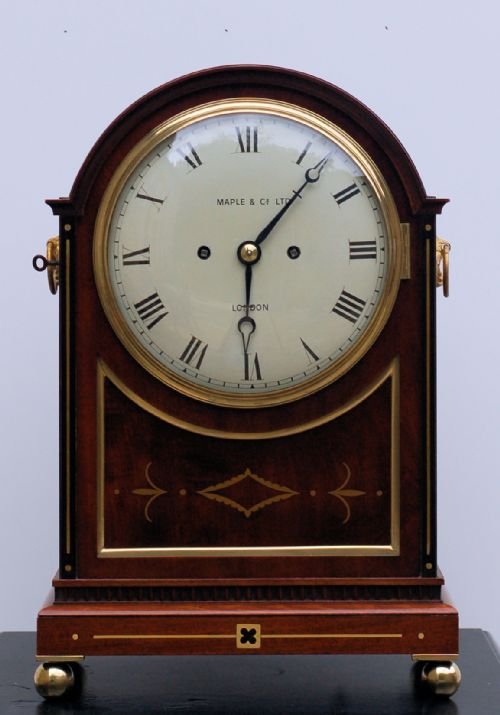 Maple & Co London, Mahogany Bracket Clock