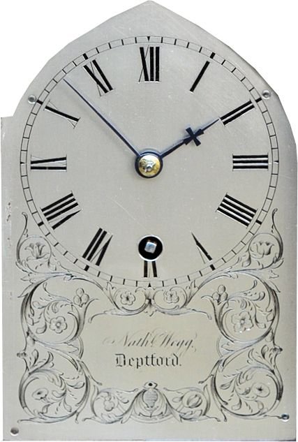 fig 2. Small mantel clock by Wegg of Deptford c.1849