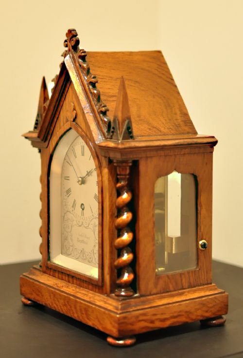 fig 1. Small mantel clock by Wegg of Deptford c.1849