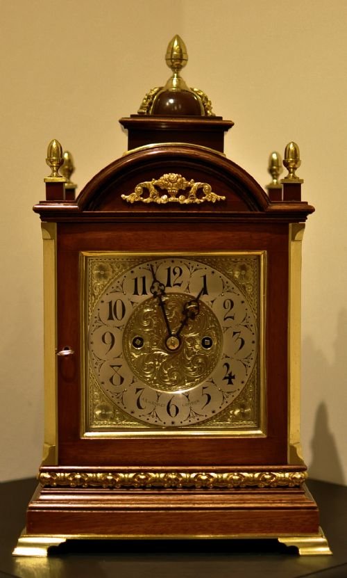 A & H Rowley London Mantel Clock C.1890