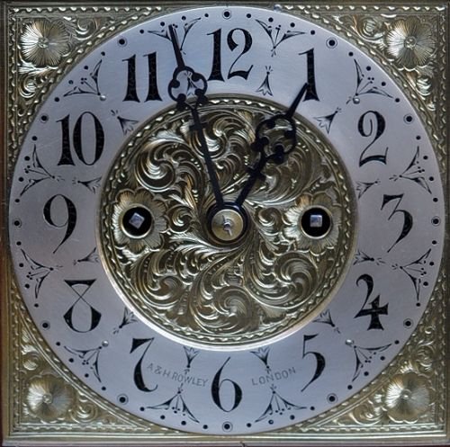fig 2. A & H Rowley London Mantel Clock c.1890