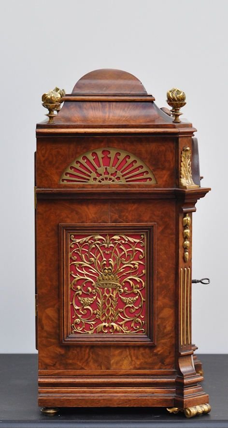 fig 1. Walnut Lenkirch clock circa 1890