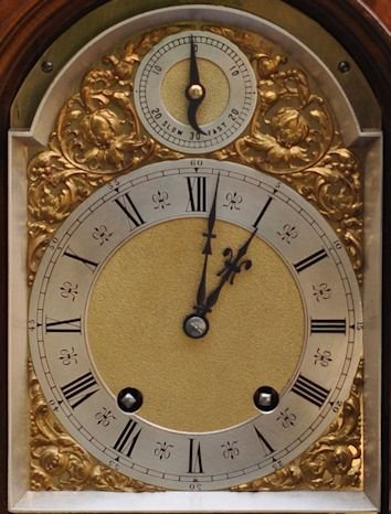 fig 2. Walnut Lenkirch clock circa 1890