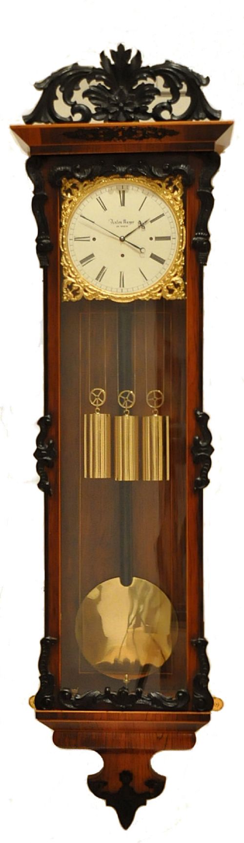 Anton Mayer - Biedermeier Vienna Regulator