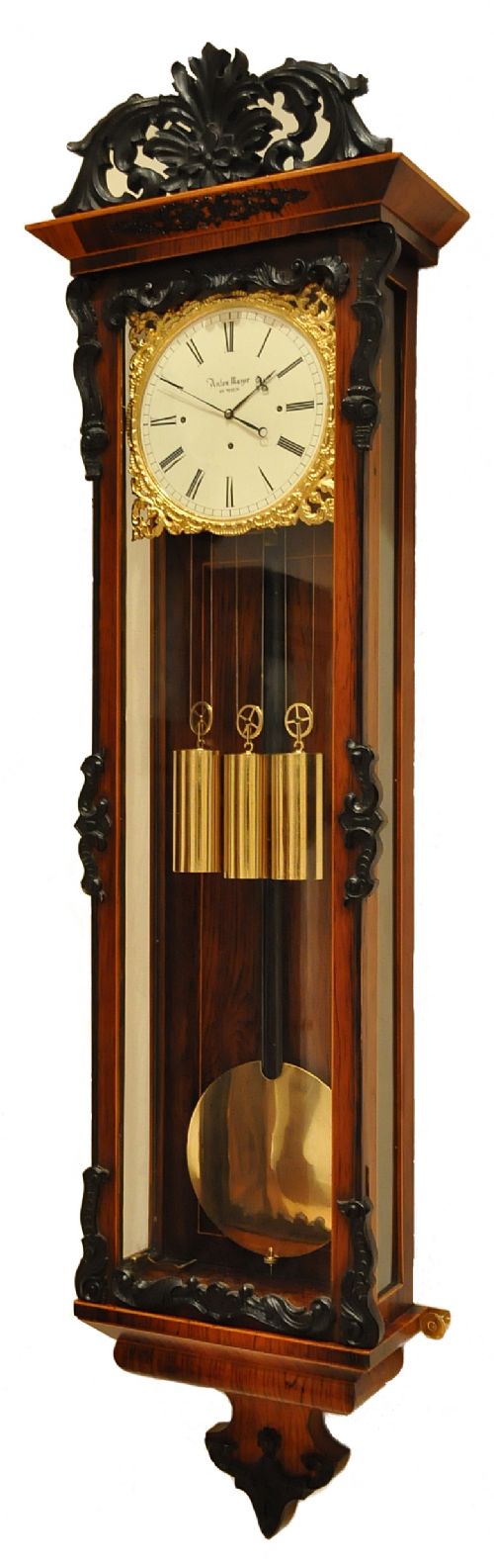 fig 1. Anton Mayer - Biedermeier Vienna Regulator