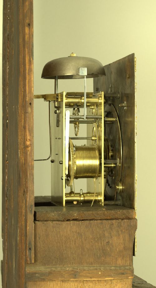 fig 3. Edward Stevens of Boston 8 day longcase clock.