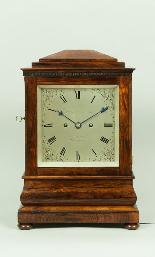 A Fine Quality Rosewood Bracket Clock by Fletcher Late Dwerrihouse, Berkeley Square, London, C.1845