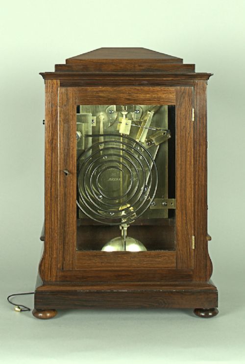 fig 3. A fine quality rosewood Bracket clock by Fletcher late Dwerrihouse, Berkeley Square, London, c.1845